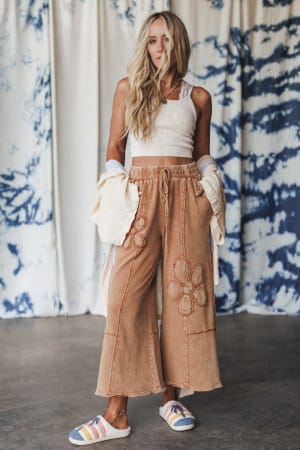 Ethereal Blooms Wide Leg Pants: undefined