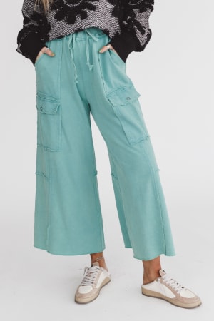 Game On Cargo Wide Leg Pant: undefined