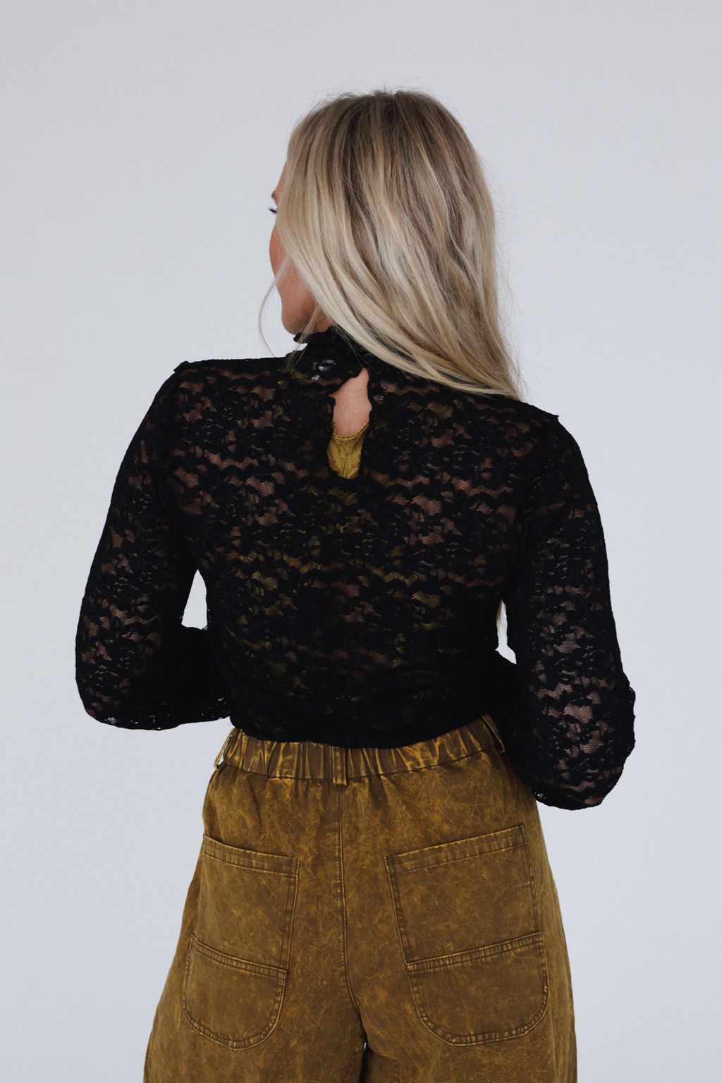 Willow Lace Top - Black