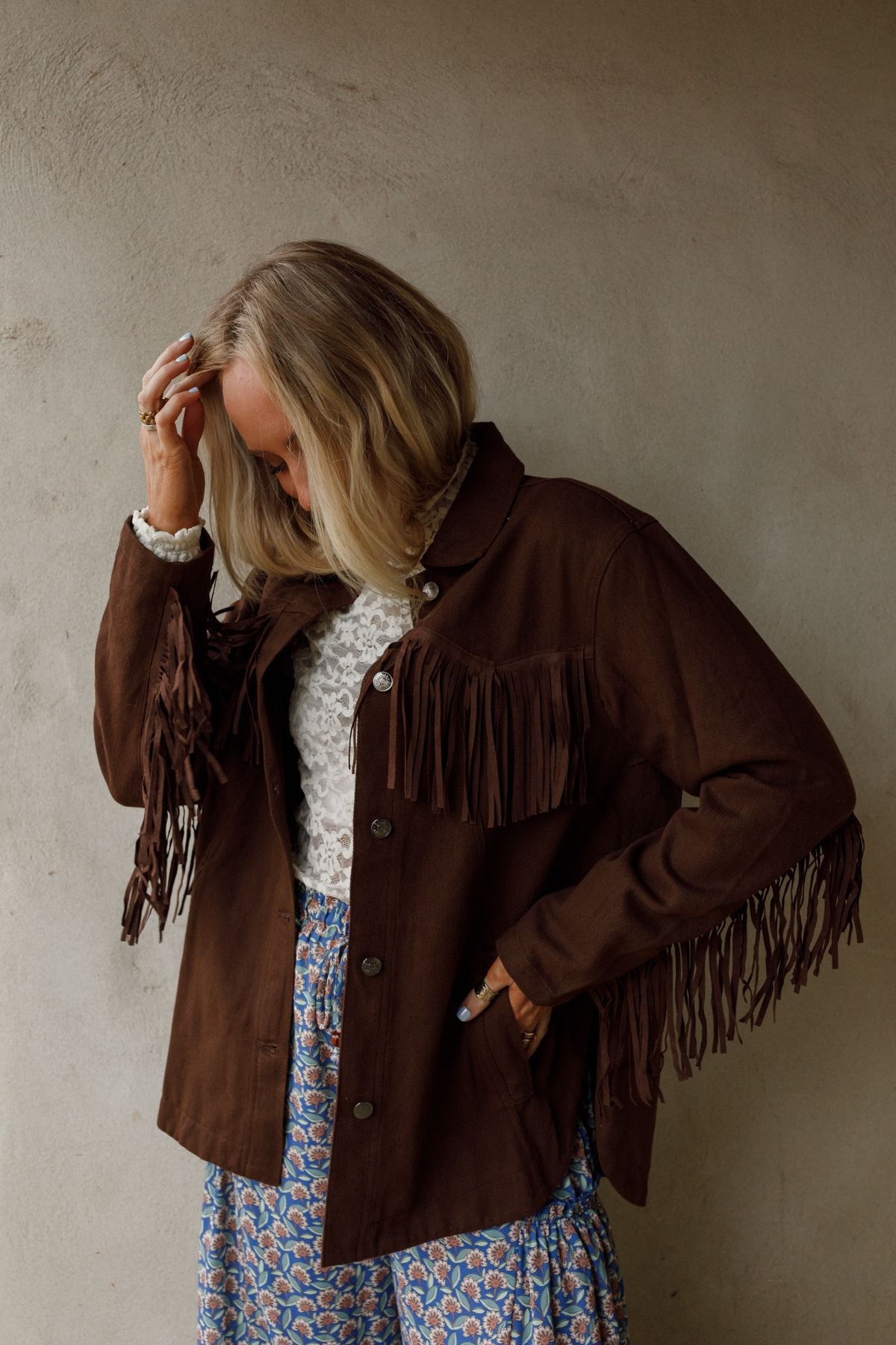 Jackson Hole Button Down Jacket - Chocolate