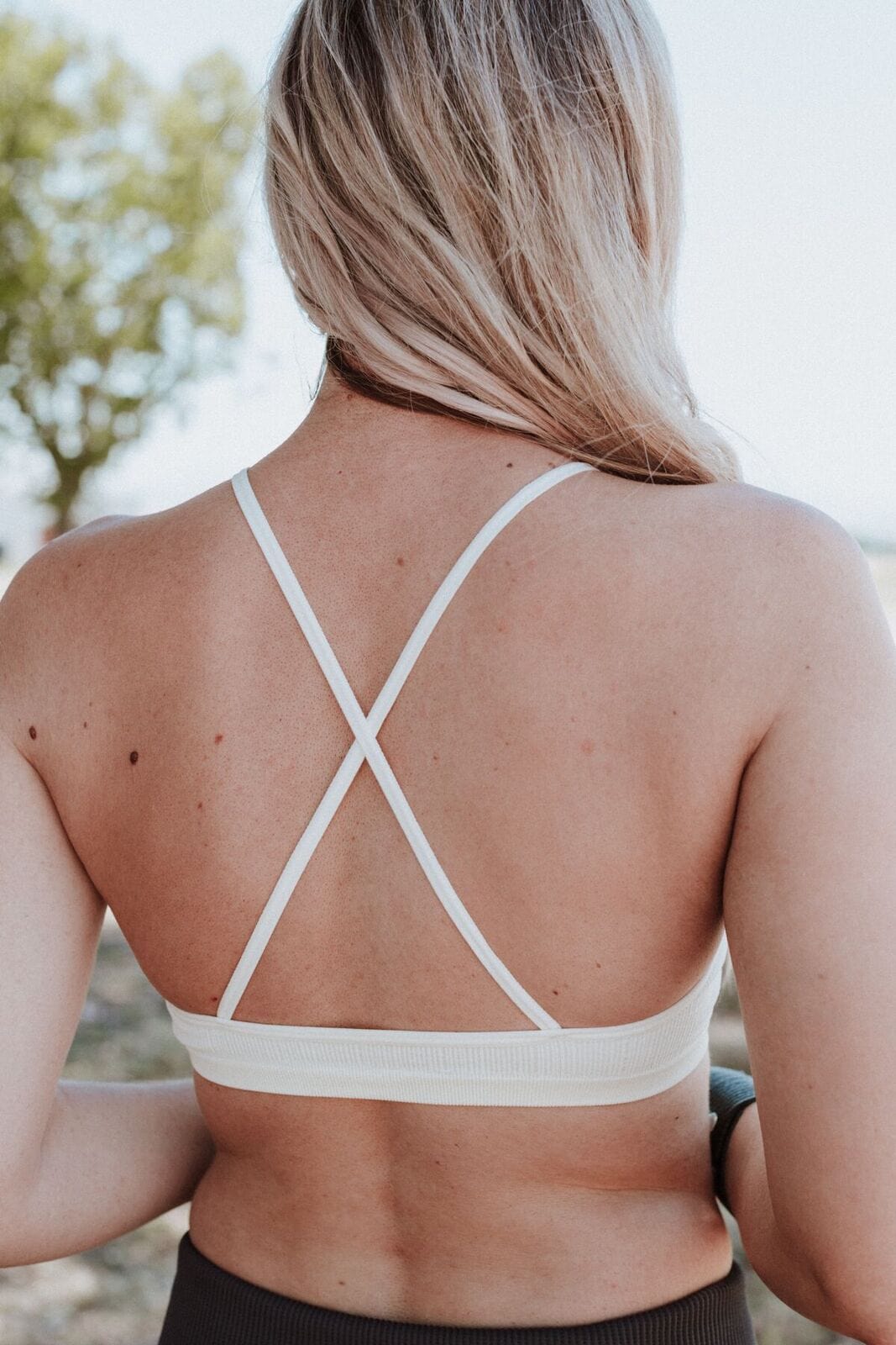 Crochet High Neck Bralette - Ivory  - Three Bird Nest