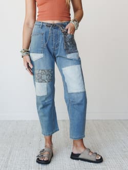 Hazel Patchwork Jeans