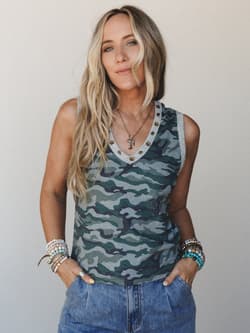 Wisteria Printed Top
