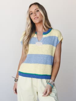 Sea Lily Striped Top