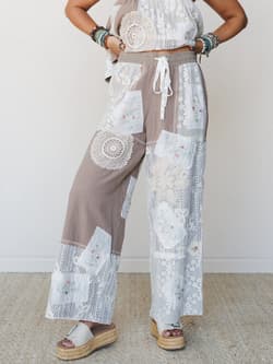 Patchwork Parade Woven Pants
