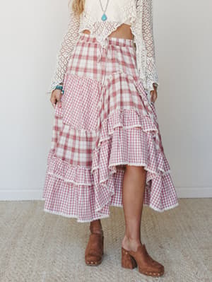 Summer Picnic Maxi Skirt: undefined
