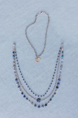 new-turquoise-cascade-necklace-blue-multi/Blue