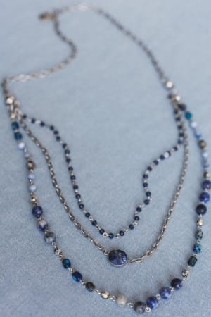 new-turquoise-cascade-necklace-blue-multi/Blue