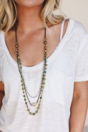 new-turquoise-cascade-necklace-green-multi/Green