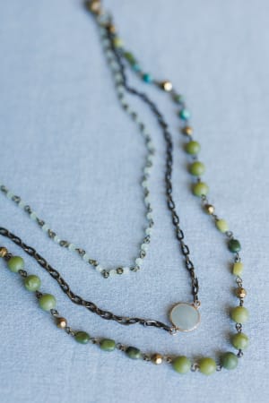 new-turquoise-cascade-necklace-green-multi/Green