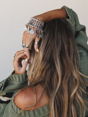 Boho Coin Bracelet: Silver
