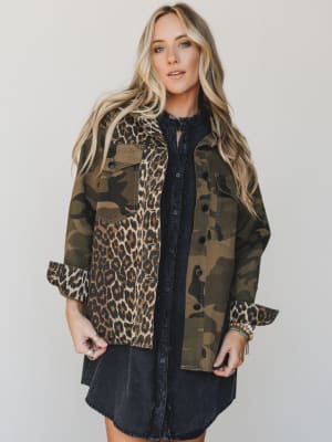 Wild about Camo Jacket - Camo Green L / Camo Green