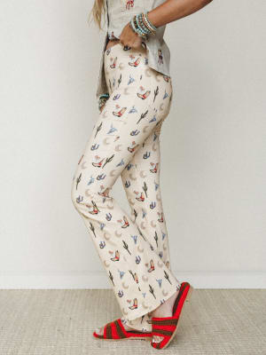Western Token Flare Pants: undefined