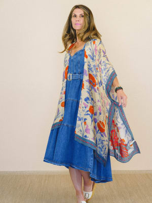 Soft Petals Kimono - Phyllis OS / Phyllis