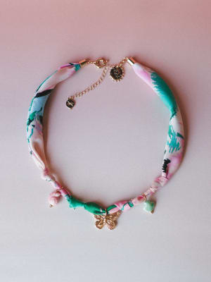 Rae Butterfly Charm Necklace: undefined
