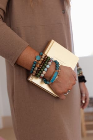 Blue Lagoon Bracelet Set: undefined