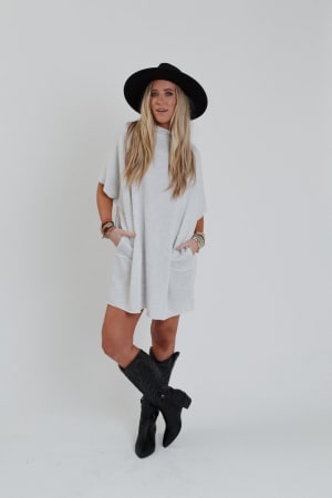 laid-back-luxe-dress-light-heather-gray/Light Heather Gray