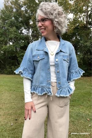scottie-ruffle-denim-jacket-light-denim/Light Denim