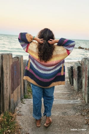 Wrapped up in Color Knit Cardigan: undefined