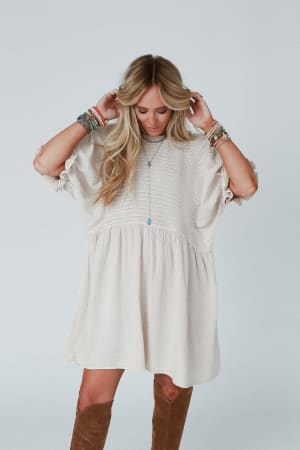 quinn-puff-sleeve-dress-natural/Natural