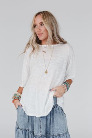 The Nest Your Favorite Slub Tee Shirt: undefined