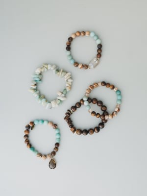 Bracelet Set Izzy - Blue OS / Blue