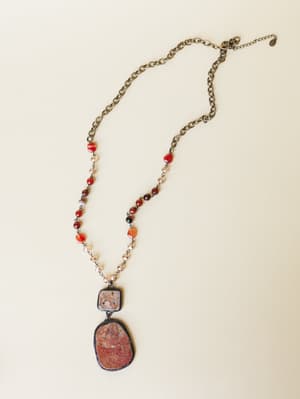 Darby Necklace Gemstone Necklace - Multi OS / Multi