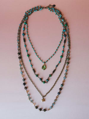Santorini Layered Necklace: undefined
