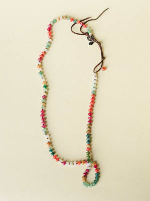 Begonia Multi Beaded Necklace: undefined