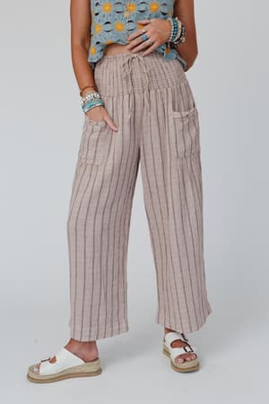 solana-striped-pants-mocha/Mocha