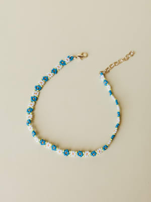 Floral Step Anklet: undefined