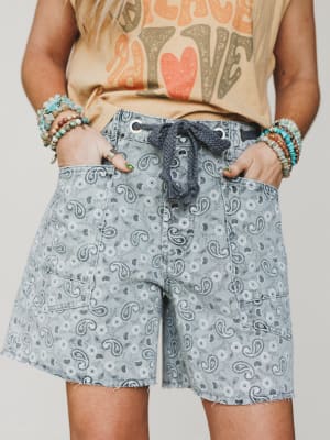 Paisley Parade Shorts: undefined