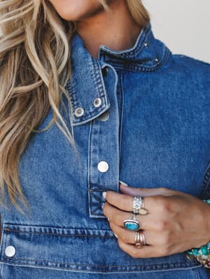 Sight Seeing Vest - Denim