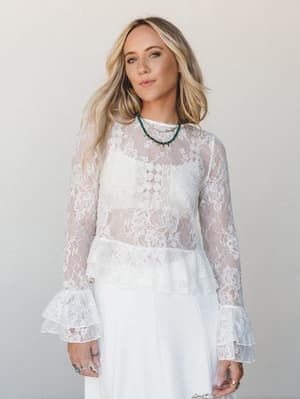 A Dose of Romance Top: Off White