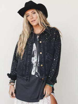 Written In The Stars Denim Jacket: undefined