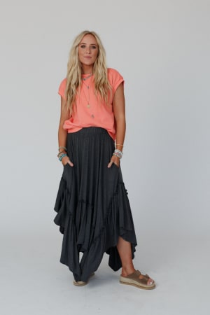 forever-beauty-maxi-skirt-charcoal-2-tone/Charcoal