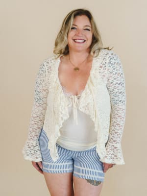 Love Poems Top - Cream L / Cream
