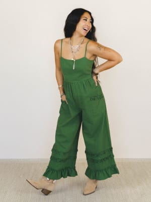 Glory Moment Jumpsuit - Forest L / Forest