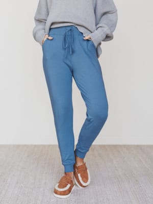 Dani Jogger Lounge Pant - Dusty Blue XL / Dusty Blue