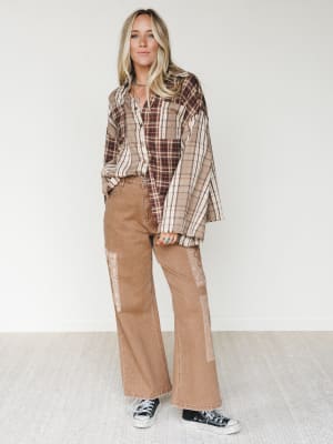 madden-wide-leg-jeans-brown/Brown
