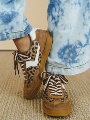 Destiny Sneaker - Coffee Leopard 7 / Coffee Leopard