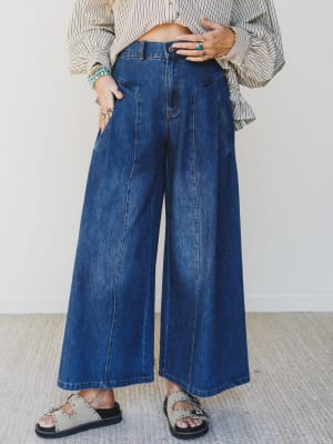 Let Love In Jeans - Denim L / Denim