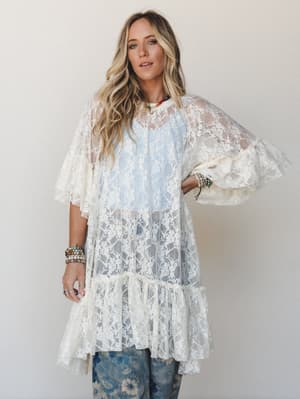 Days in Love Lace Layering Dress: undefined