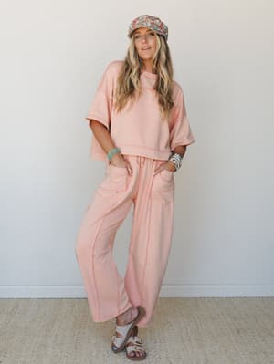 Coastal Halo Set: coastal-halo-set-coral-orange/Coral Orange