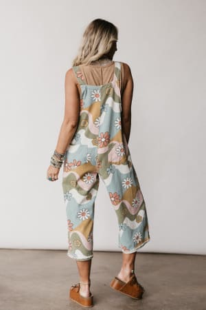 high-hopes-slouchy-denim-overalls-olive-flower/Green