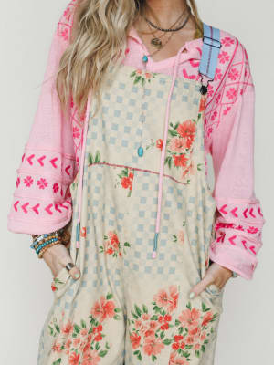 Whimsy Flower Overalls: undefined