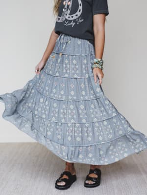 Timeless Love Maxi Skirt: undefined