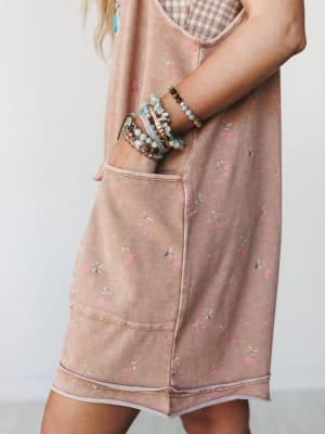 Calla Bloom Romper - Almond S / Almond