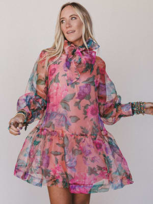 Blushbud Floral Dress: undefined