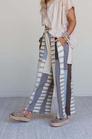 eclectic-stripes-wide-leg-pants-blue/Blue